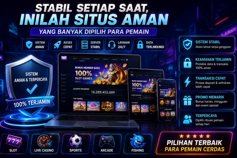 Stabil Setiap Saat, Inilah Situs Aman yang Banyak Dipilih Para Pemain